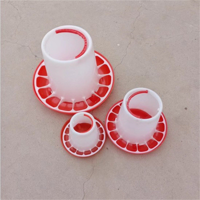 Plastic Portable Farming Poultry Feeder Drinker 1kg